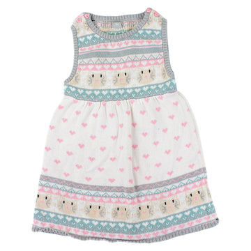 Girls' dress with cats and hearts used here code 149