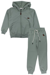 Boy's brown stretchable tracksuit Kocak 1316-31725