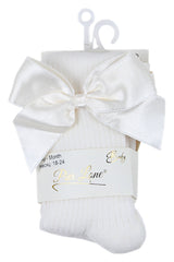 Girls' cotton tights cream Pier Lone 1419-81025