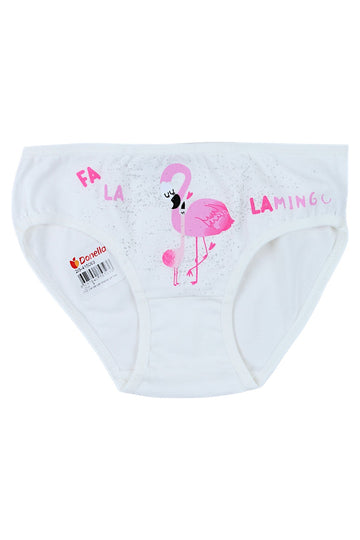 Girls' panties, cream, Flamingo, Donella 15063-9725-28