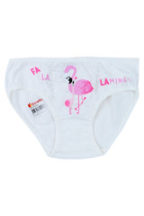 Girls' panties, cream, Flamingo, Donella 15063-9725-28