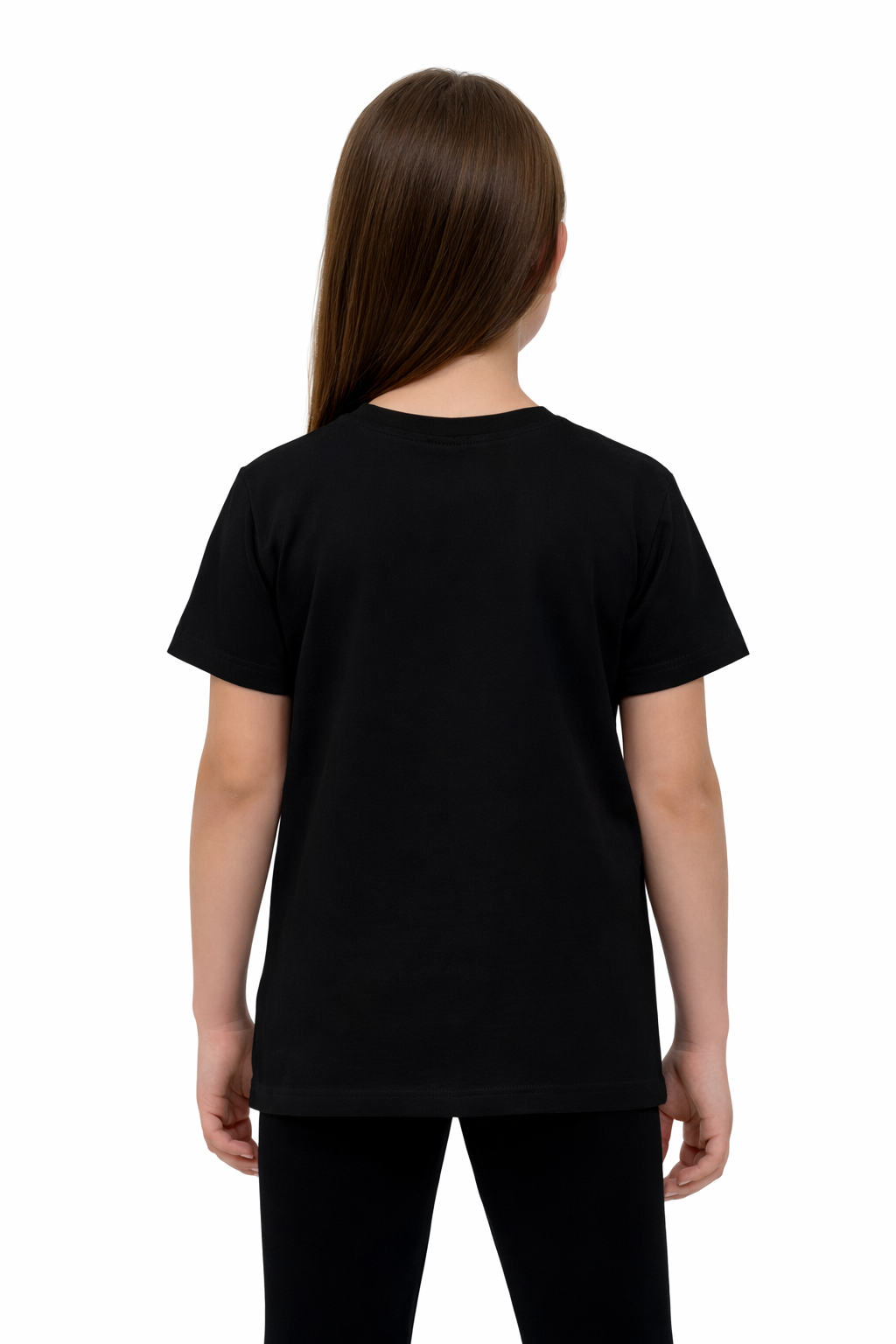 Koszulka dziewczęca czarna Gefri 1620-30126