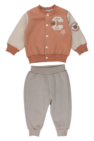 Boy's insulated Teddy set, apricot, Favo 16754-251125