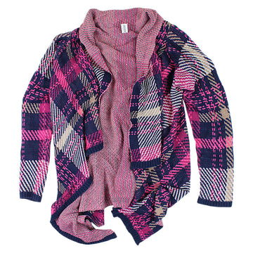 Checkered sweater for girls used YIGGA code 170