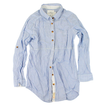 Girls' shirt-tunic with pocket, used H&amp;M code 175