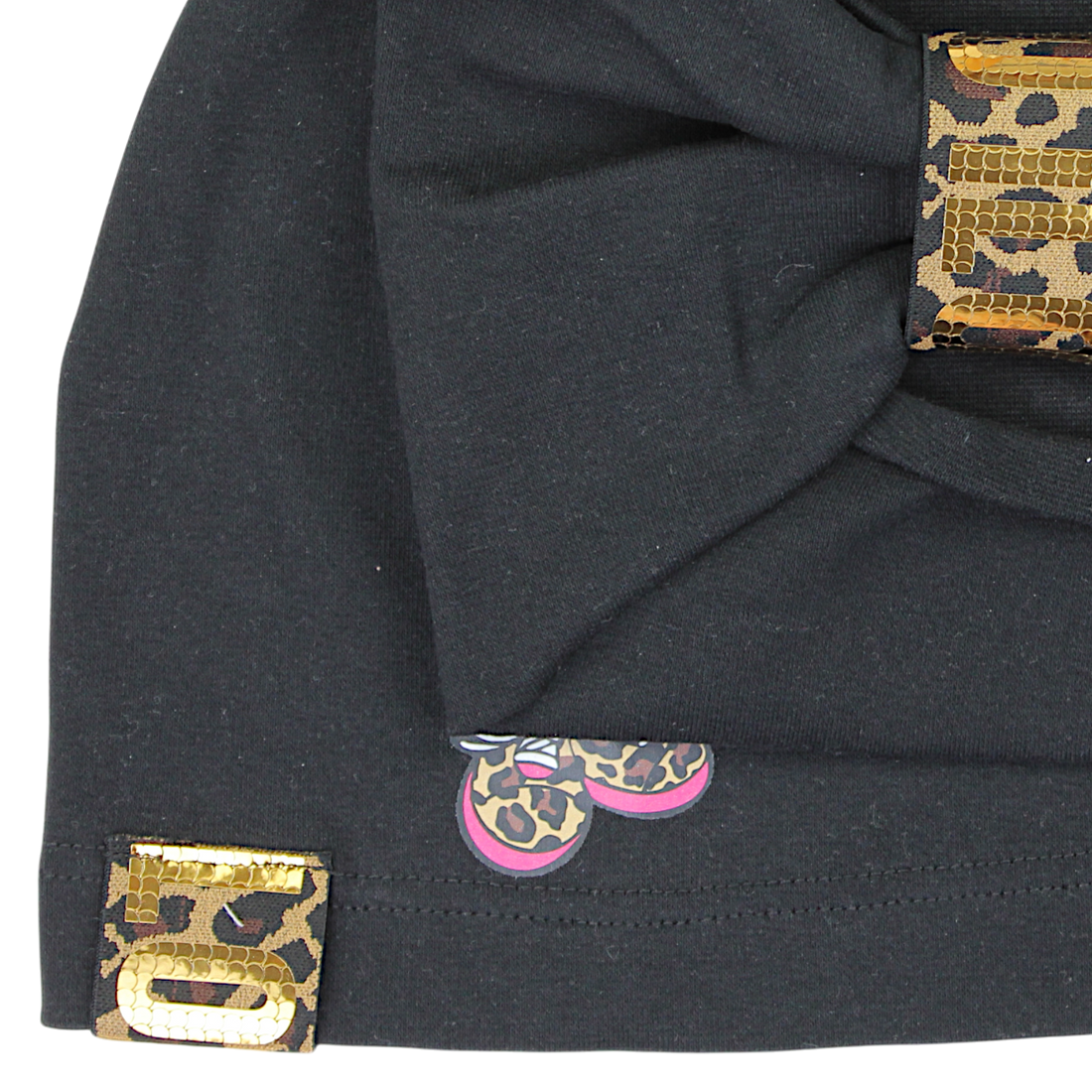 Hat set headband girls black Guliwerkids 2029-11-7325-14