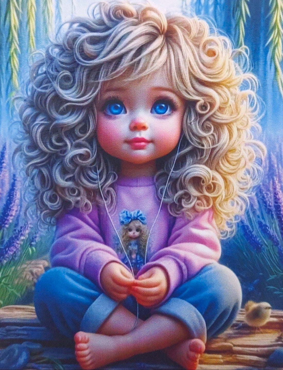 Cotton blouse kiss girl pink Your Word 465-30924