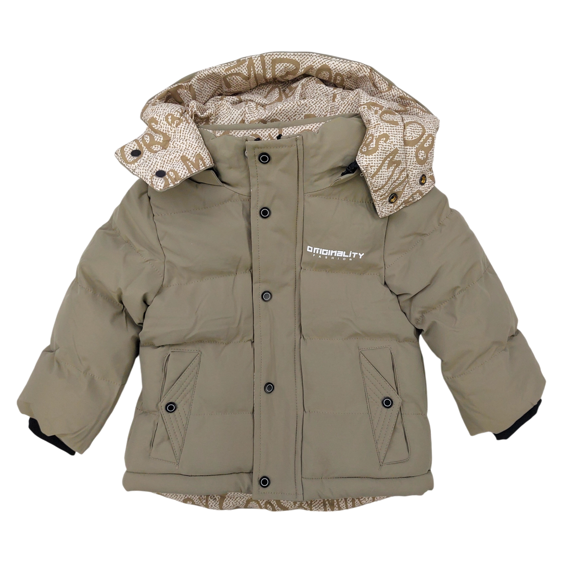 Boy's winter jacket olive Happy House KK-1034-211024