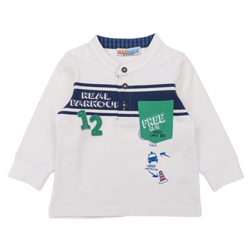 Boy's cotton blouse cream MacKays 1951-161024