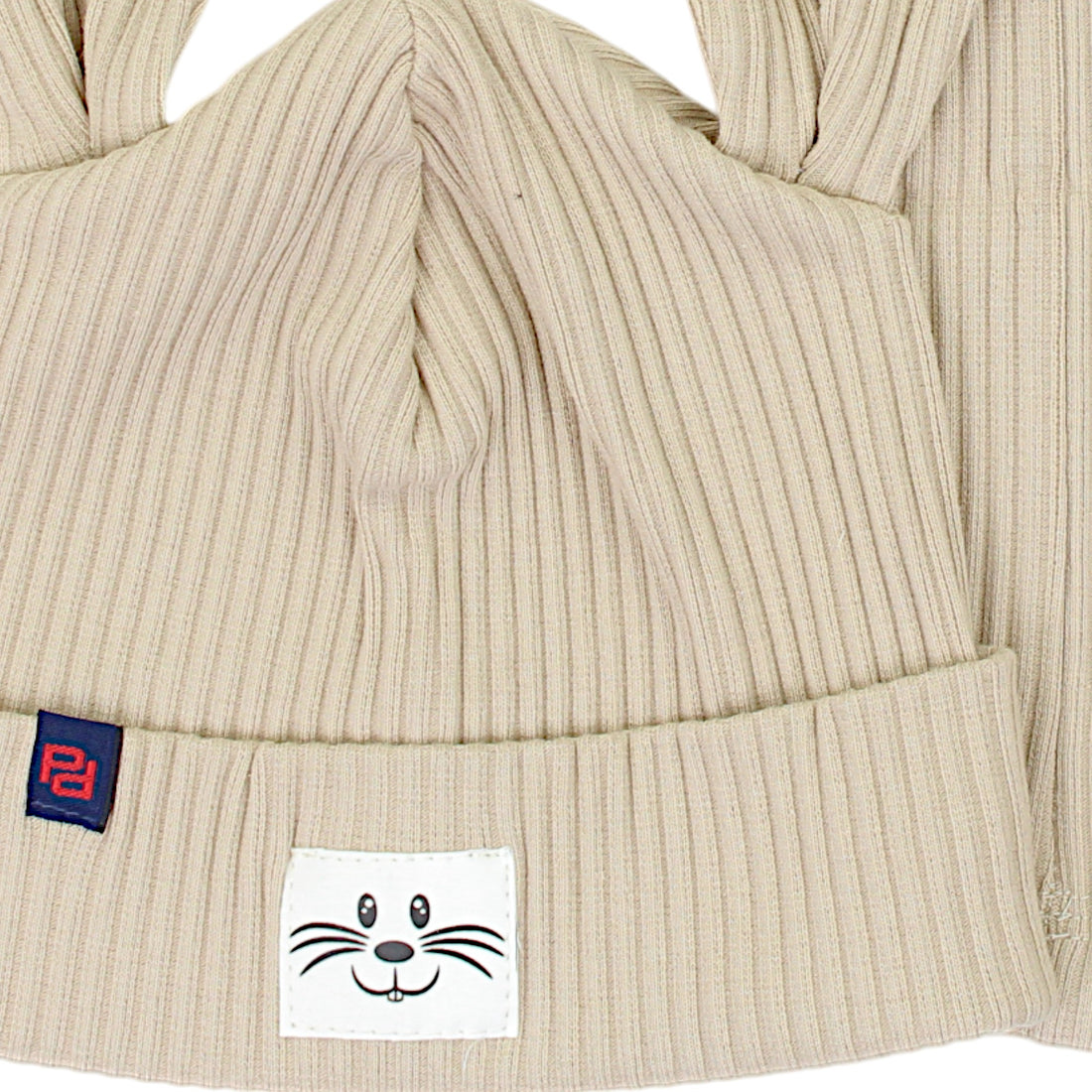 Boy's rabbit tube hat beige Panek 2030-11-7325-1