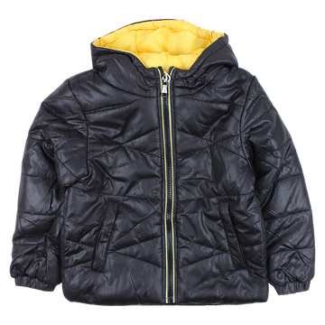 Boy's quilted transition jacket black F26 2034-17-14325-13