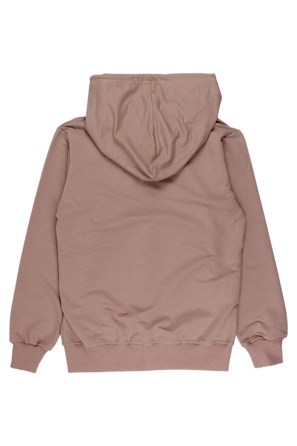 Girls' zip-up sweatshirt with patch, beige Snow Star 2082-28825