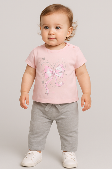 Girls' pink/ash Breeze set 20896-5325-40