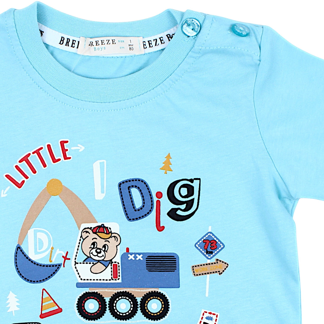 Boy's blouse turquoise Breeze 21467-2425-44