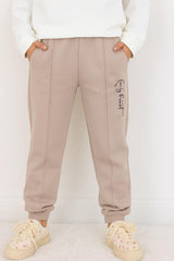Girls' beige Breeze jogger sweatpants 21532-12925