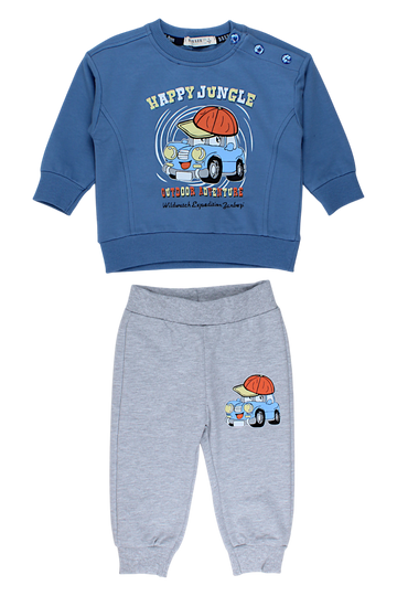 Boy's blue tracksuit set Your Word 21976-20825