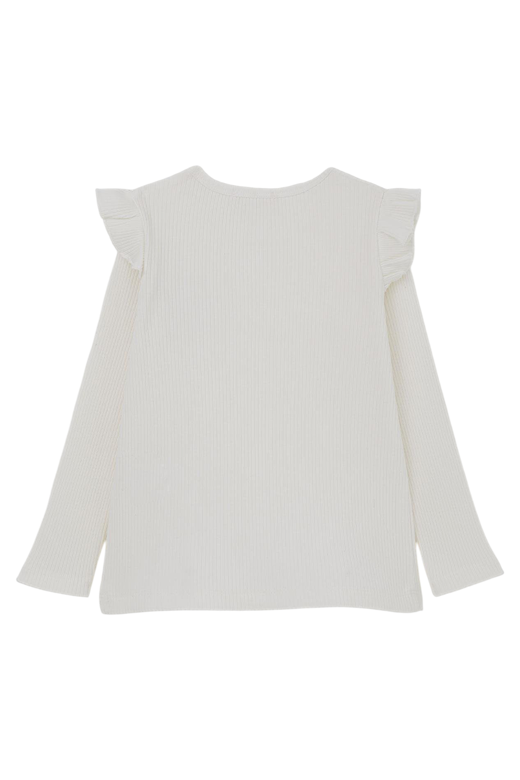Girl's flower stripe blouse cream Breeze 22096-20825