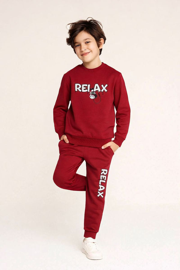 Dres chłopięcy bordowy Breeze 22115-21225