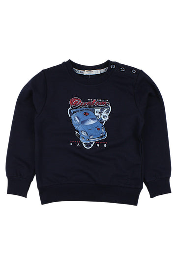 Boy's Navy Blue Power Machine Sweatshirt Breeze 22124-291025