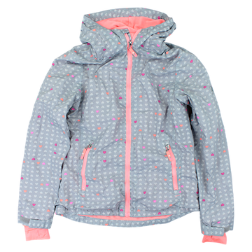 Girls' gray jacket used COOLCLUB 241