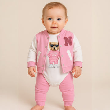 Girls' set pink Simarik 2416-15425