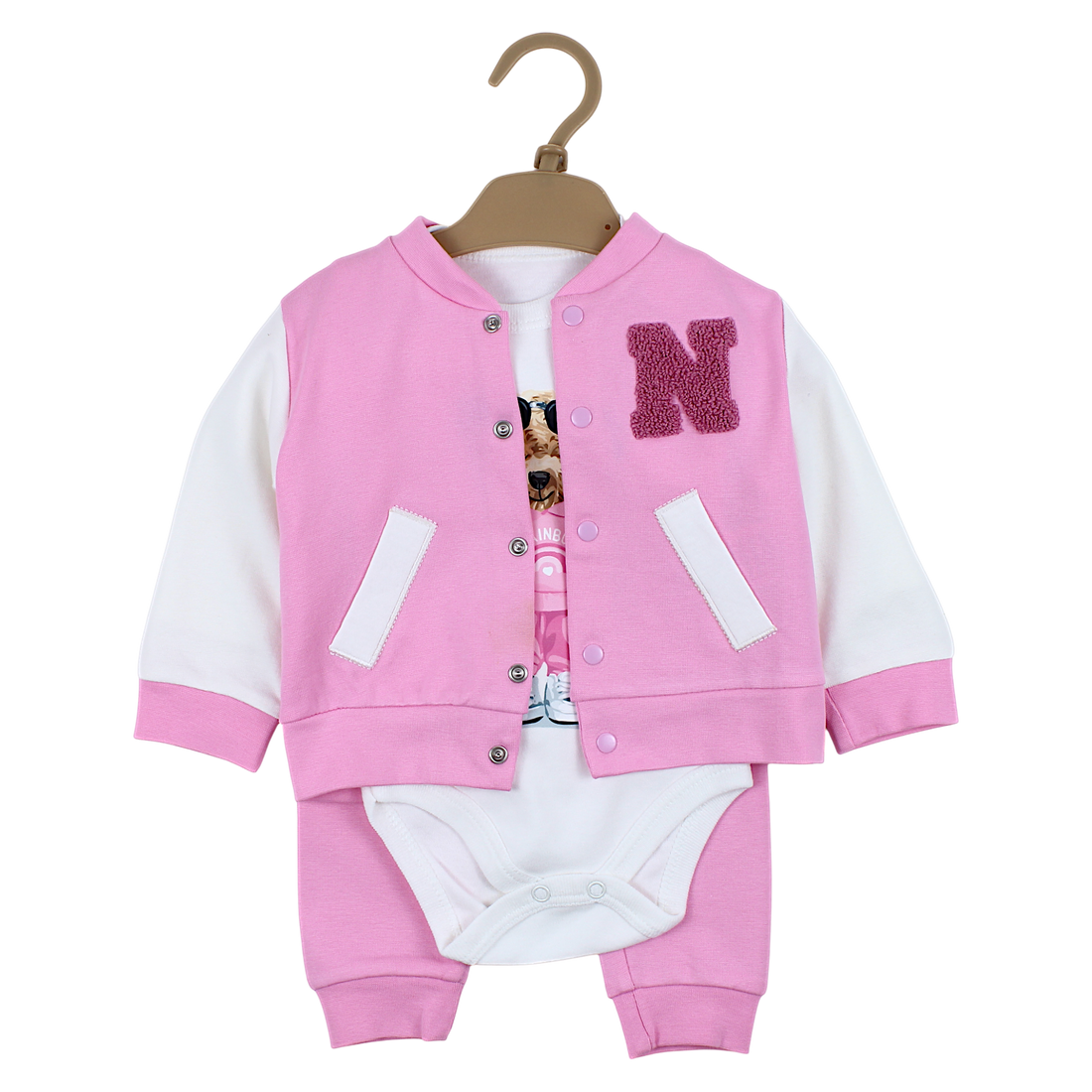 Girls' set pink Simarik 2416-15425