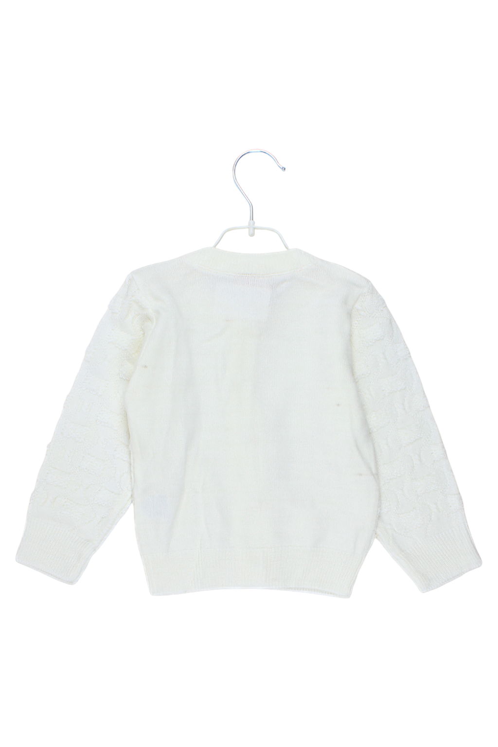 Girls' cream cardigan sweater Angora Gold 2420-11925