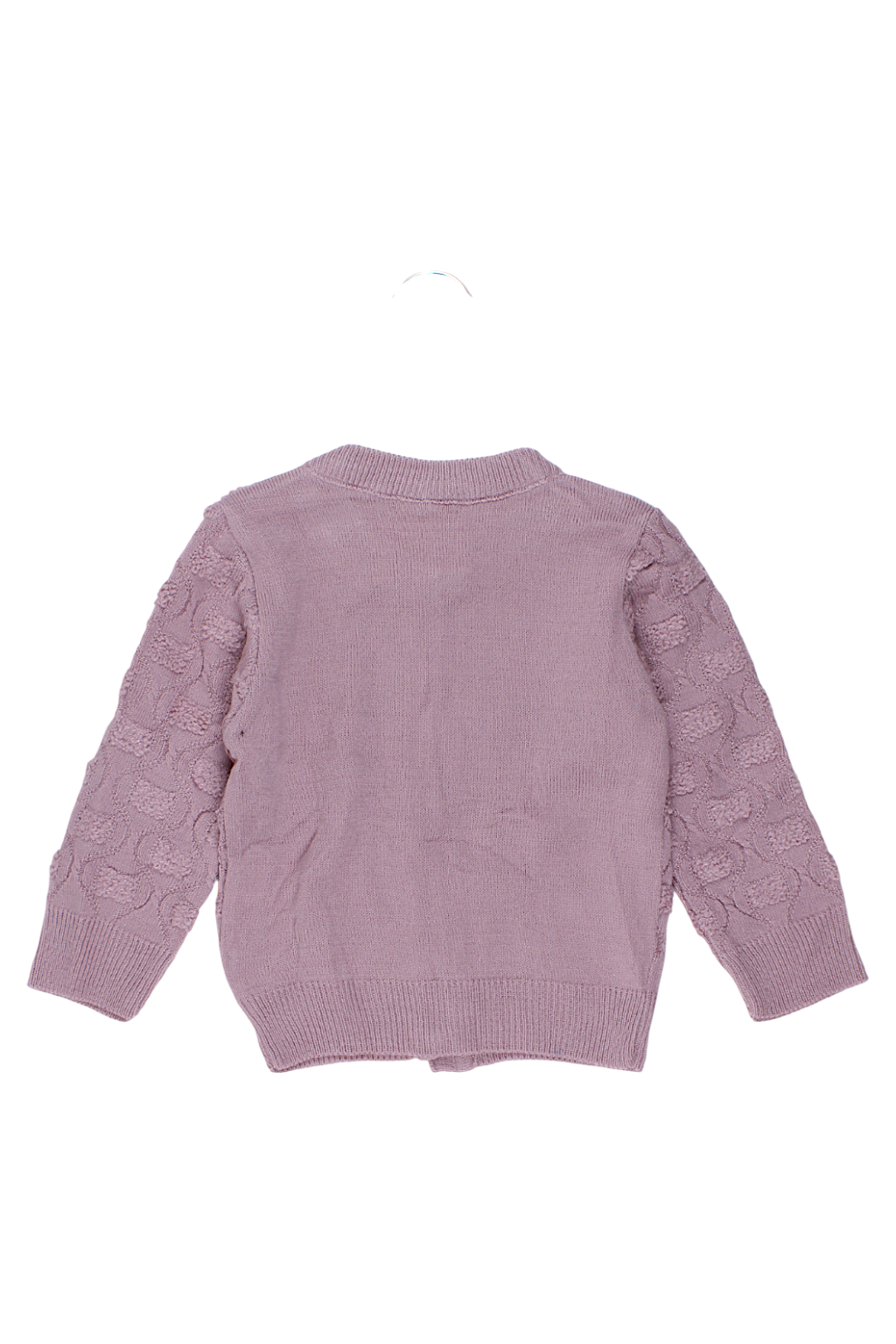 Girls' cardigan, heather, Angora gold, 2420-11925