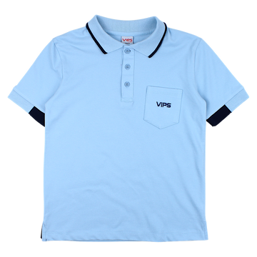Boy's blue polo shirt Vips Pengim 245801-2425-35