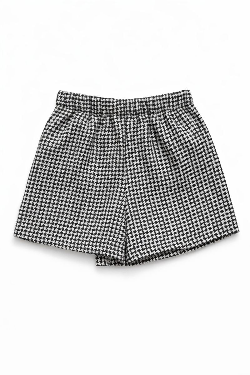 Spódnico-spodenki dziewczęce czarne TJS 25002-121225