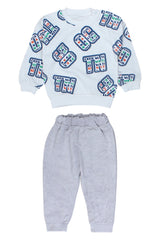 Boy's white tracksuit set Anilco baby 2505-241025