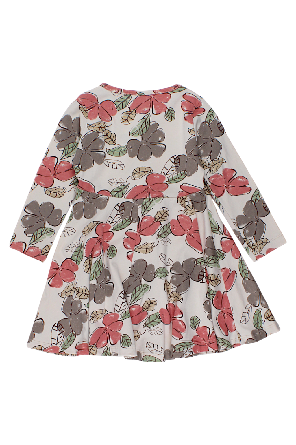 Beige girl's dress Deco 26/360-12925