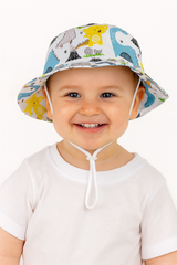 Boy's dino hat white Guliwerkids TN2205-3-26625
