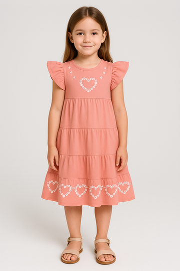 Fango Breeze Girls' Heart Dress 20991-17625