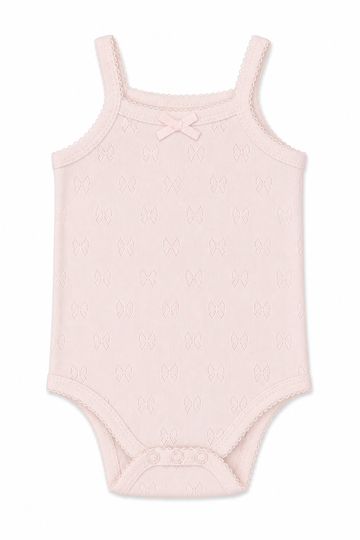 Body na ramiączkach dziewczęce pudrowy róż Mammy i daddy 3212-28426