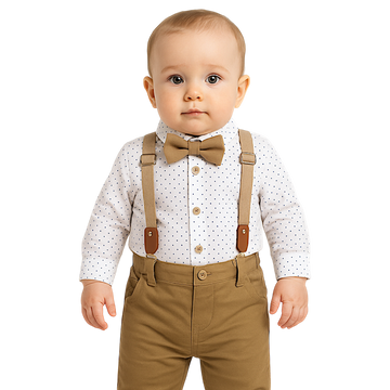 Elegant beige boy's set Efbey 3388-14425-1