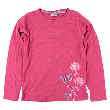Long sleeve blouse flower with butterfly girls used KIDS PARK code 119