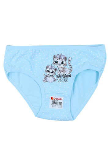 Girls' panties turquoise with cats Donella 4112Y11-9725