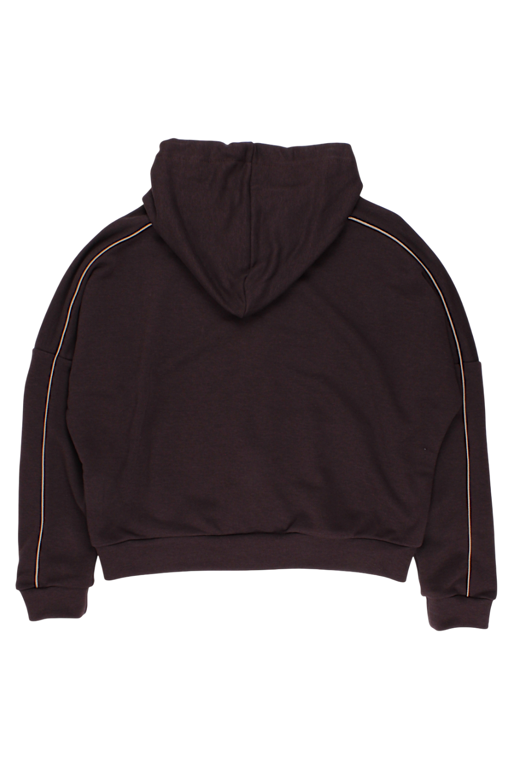 Girls' chocolate zip-up sweatshirt Tess 4115-28825