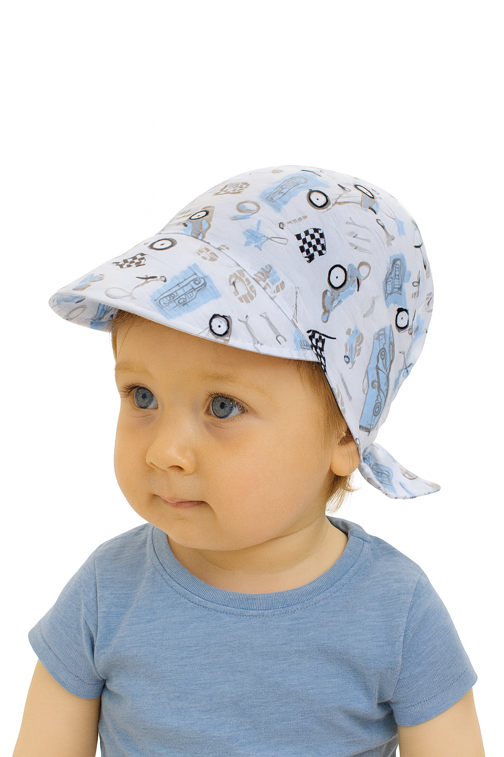 Boy's muslin scarf blue Guliwerkids 3234-1-26625