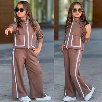 Chocolate Bam Bam Girls' Tracksuit 4240-31725