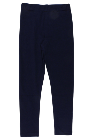 Girls' cotton leggings, navy blue, Timi 43102-20825-23