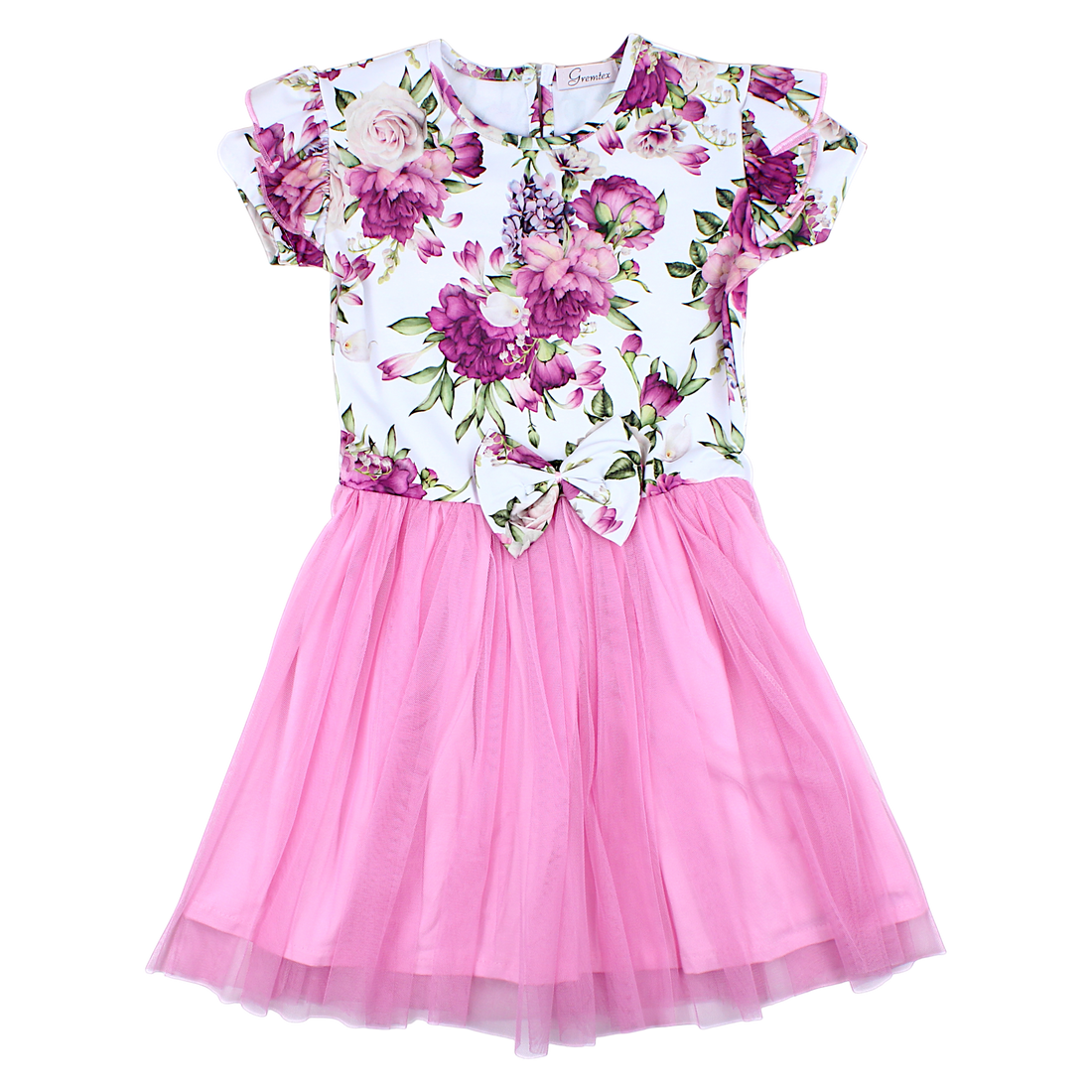 Girl's Dress Rose Rose Gremtex 4338-24-21325-40