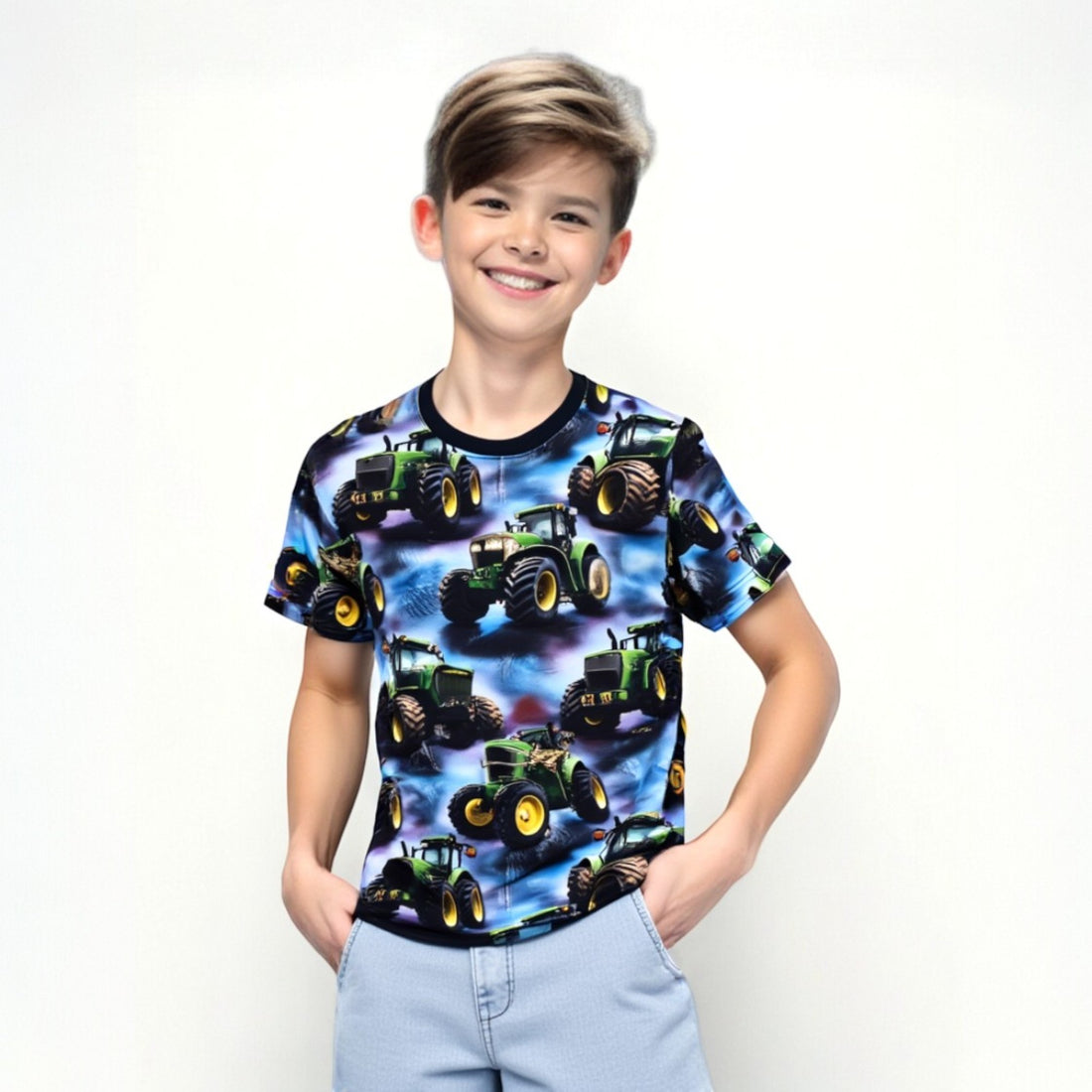 Boy's T-shirt blue Amir 4341-21325