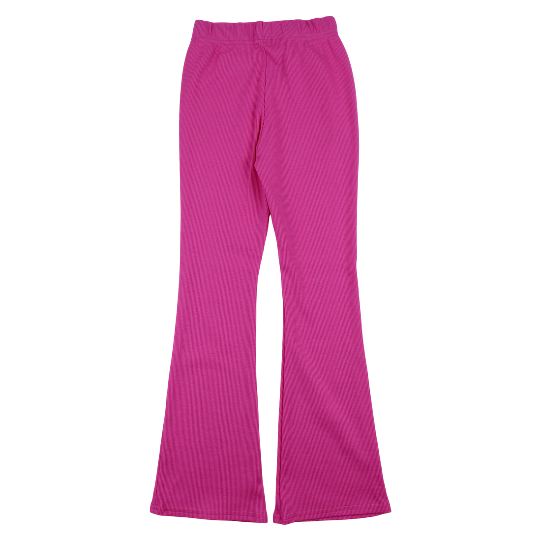 Girls' flared trousers fuchsia Lambda 4350-2425