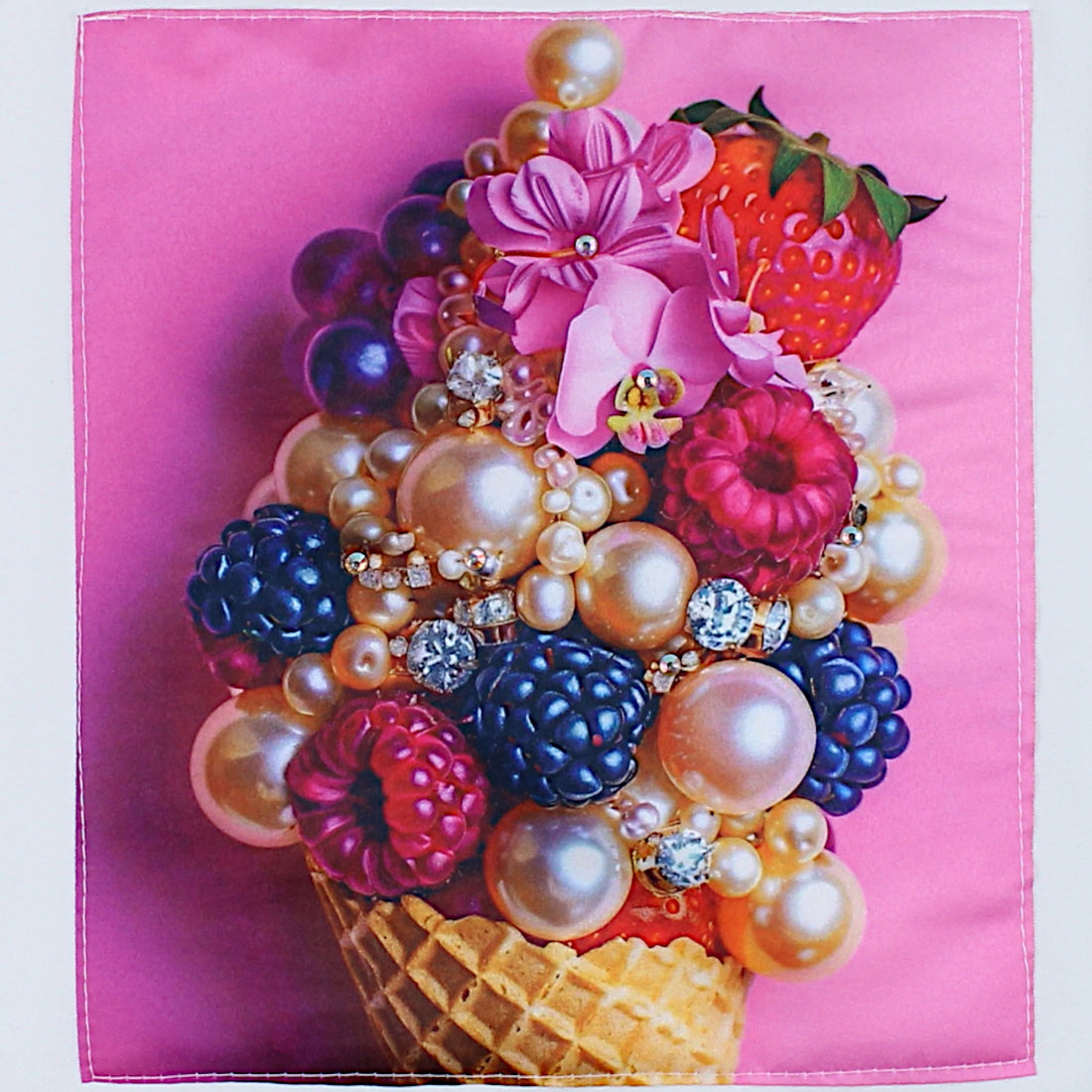 Blouse screen ice cream girl cream Guliwerkids 4351-6525-28