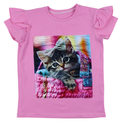 Girls' blouse pink Guliwerkids 4351-2425-40