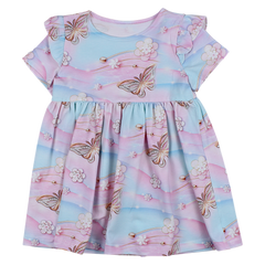 Girl's Dress Butterfly Pink Guliwerkids 4356-2425-40