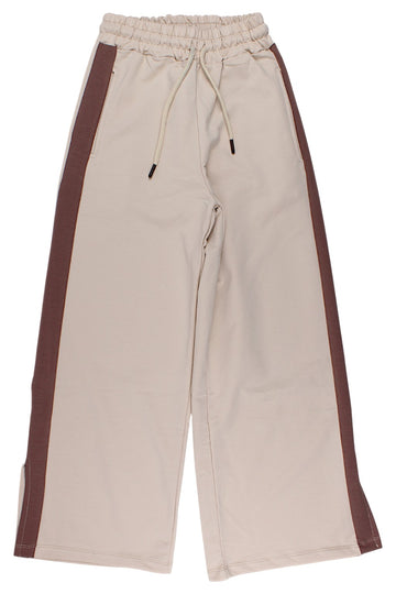 Girls' beige sports pants VizViz 43914-6825-1