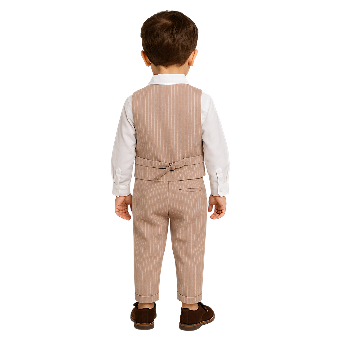 Elegant 4-piece boy's beige set Efbey 4392-13525-23